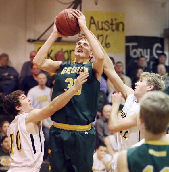Gehlen at Hinton basketball 1.20.15